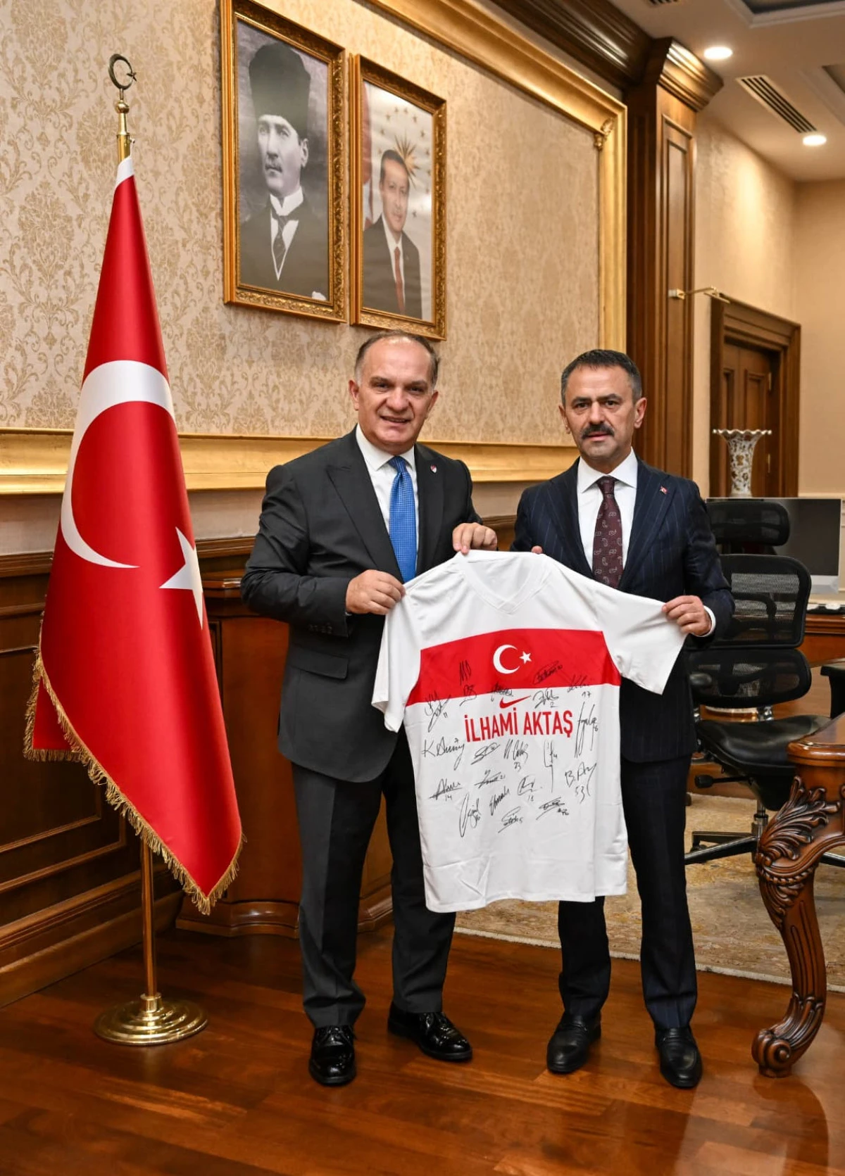 TFF Protokol Direktörü Mustafa Baltacı’dan, Vali Aktaş'a Ziyaret