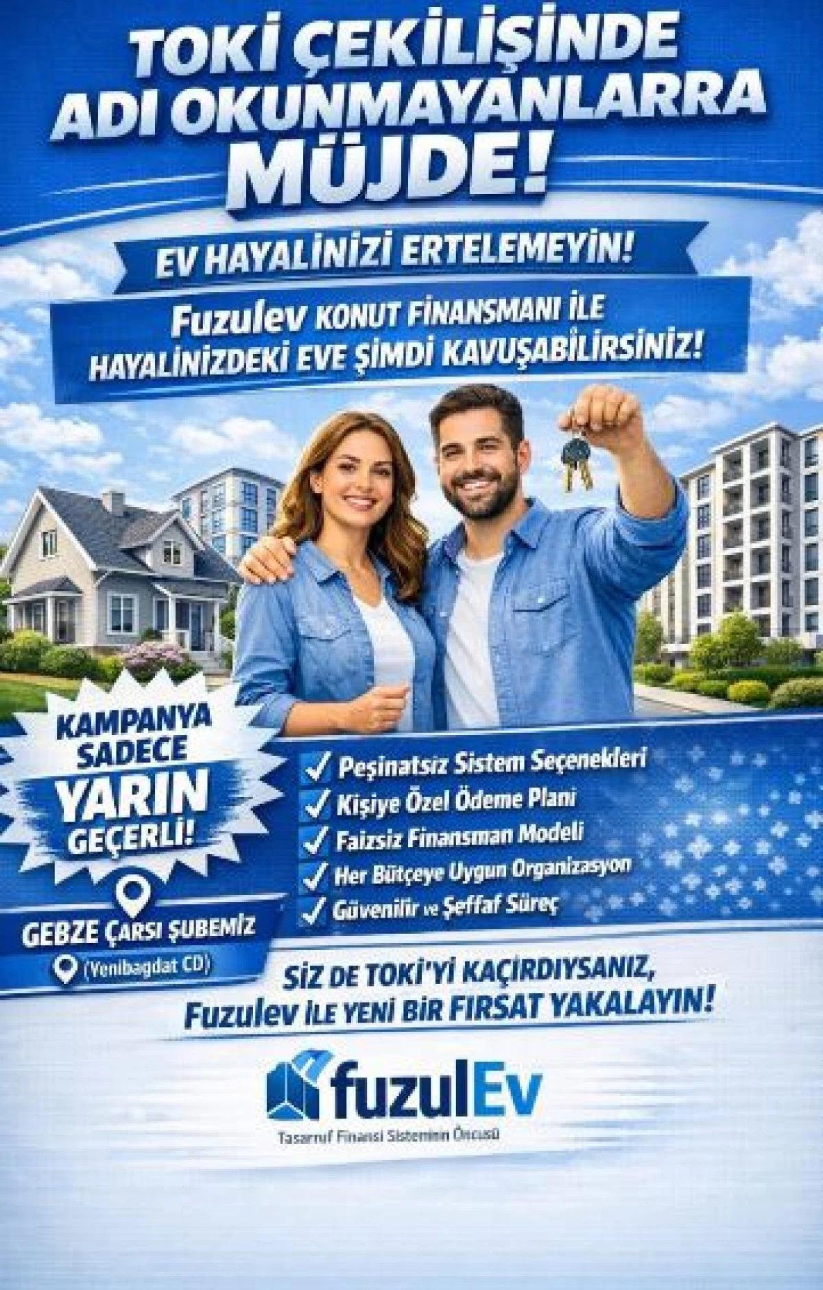 TOKİ&rsquo;de Umduğunu Bulamayanlara Yeni Fırsat: &ldquo;Ev Sahibi Olmayı Ertelemeyin&rdquo;