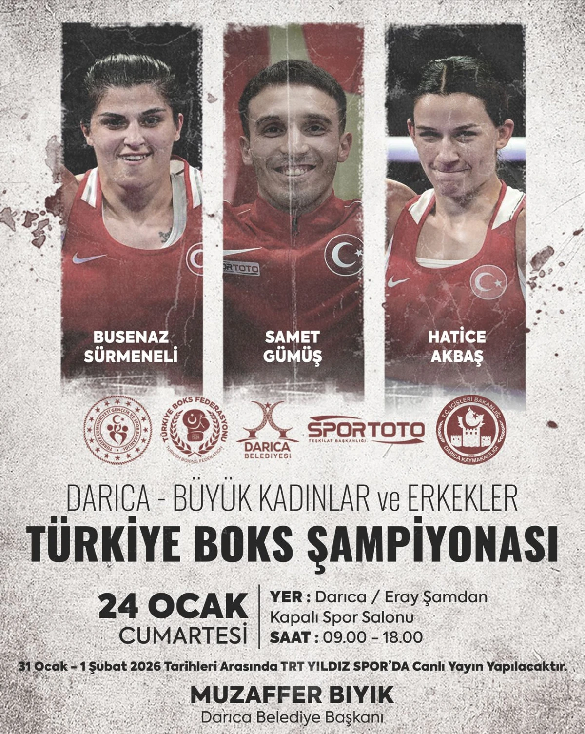 T&uuml;rkiye Boks Şampiyonası Darıca&rsquo;da yapılacak