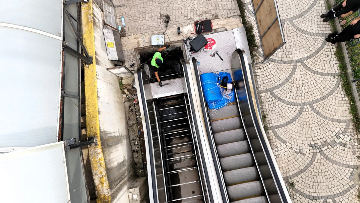 Umuttepe&rsquo;de y&uuml;r&uuml;yen merdivenlere bir aylık revizyon
