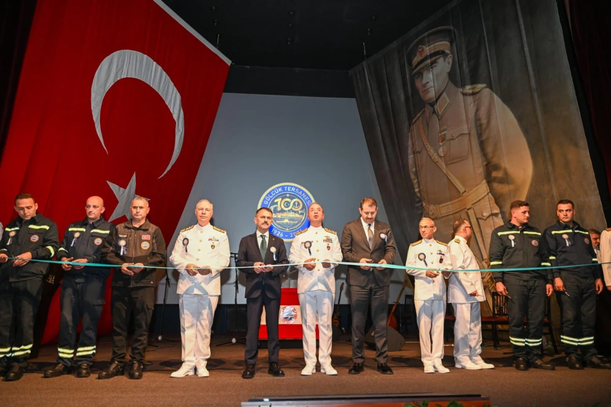 Vali Aktaş, G&ouml;lc&uuml;k Tersanesi Komutanlığı 100. Kuruluş Yıl D&ouml;n&uuml;m&uuml; T&ouml;renine Katıldı
