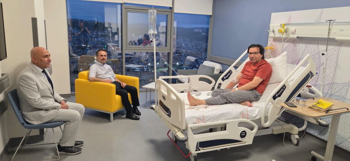 Vali Aktaş, Vali Yardımcısı Avşarbey&rsquo;i Şehir Hastanesinde Ziyaret Etti