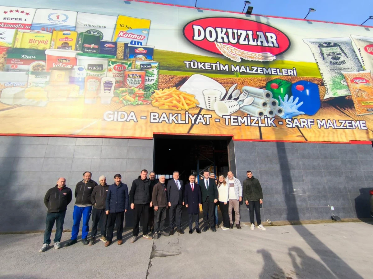 Vali İlhami Aktaş, İş İnsanları Halil G&uuml;ng&ouml;r Dokuzlar ve Mahir Dokuzlar&rsquo;ı Ziyaret Etti