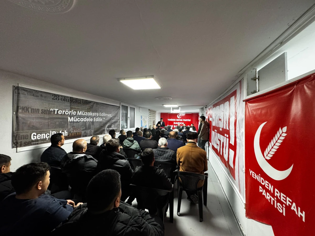 Yeniden Refah Partisi Darıca İl&ccedil;e Başkanlığı Aralık Ayı Divan Toplantısını Yoğun Katılımla Ger&ccedil;ekleştirdi.