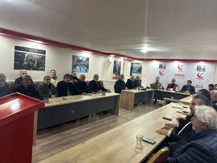 Yeniden Refah Partisi Gebze İl&ccedil;e Haftalık Y&ouml;netim Kurulu toplantısı