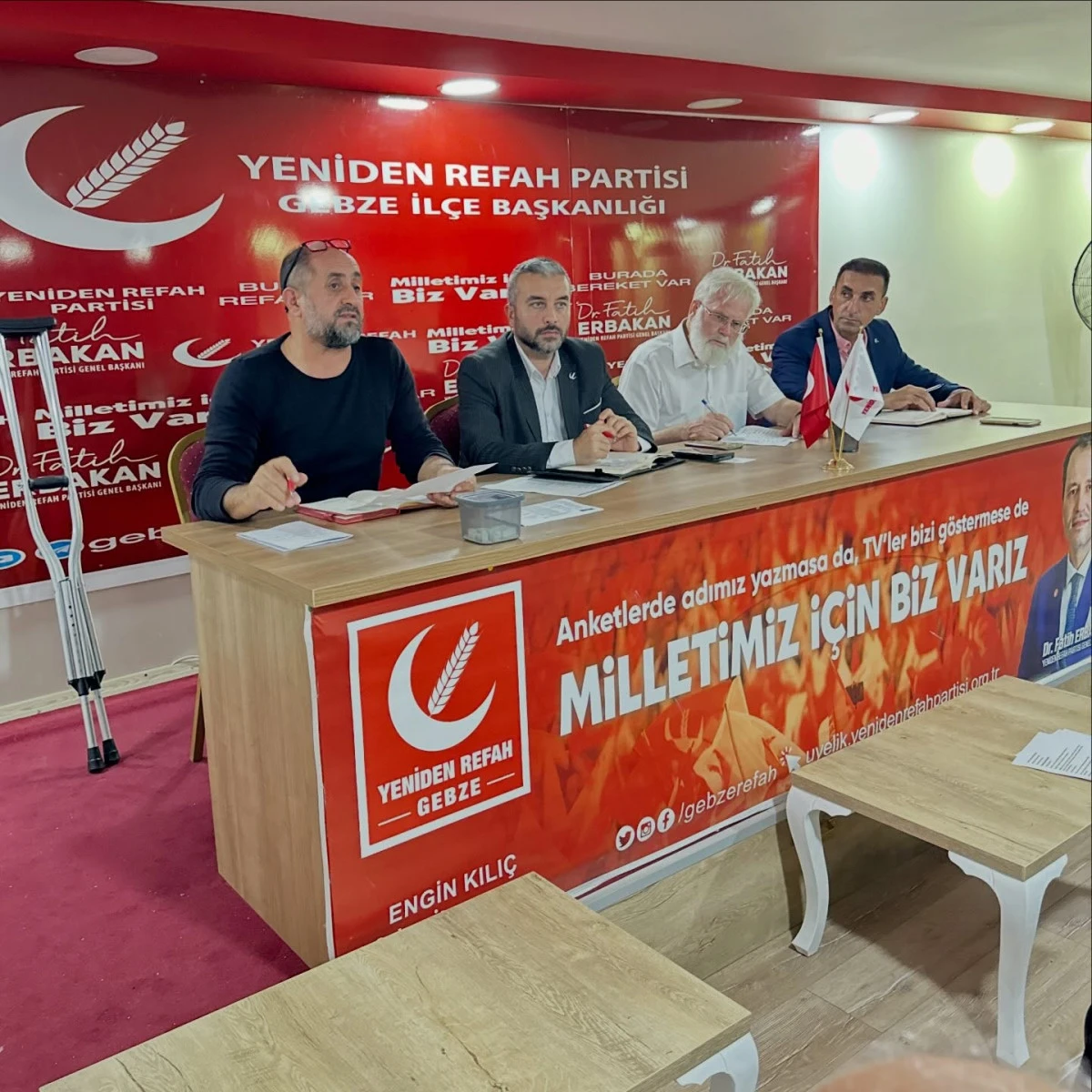 Yeniden Refah Partisi Gebze Teşkilatı Temmuz Ayı Divan Toplantısını Ger&ccedil;ekleştirdi