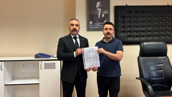 Yusuf Turhan mazbatasını aldı