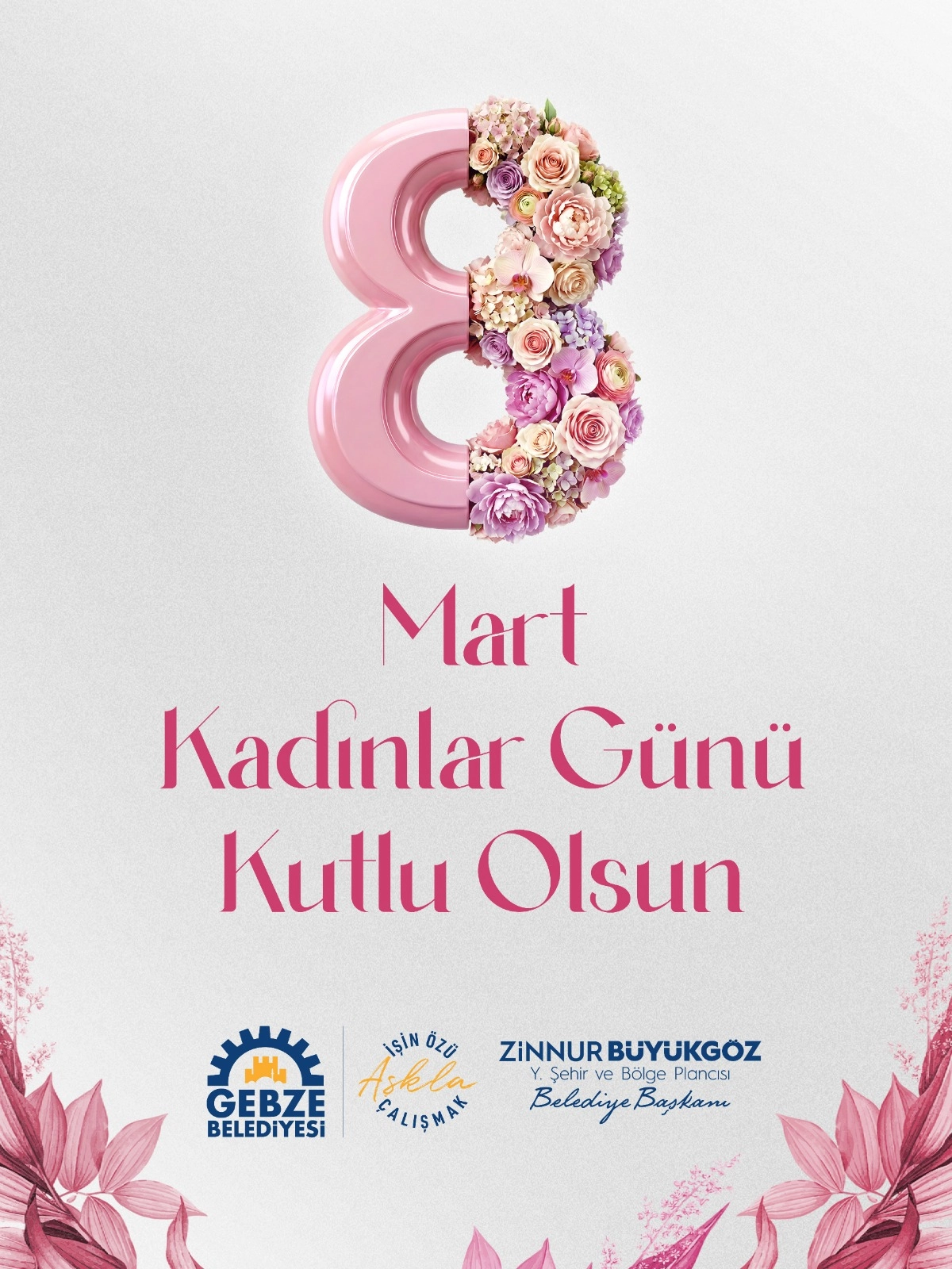 GEBZE BELEDİYESİ 8 MART REKLAMI