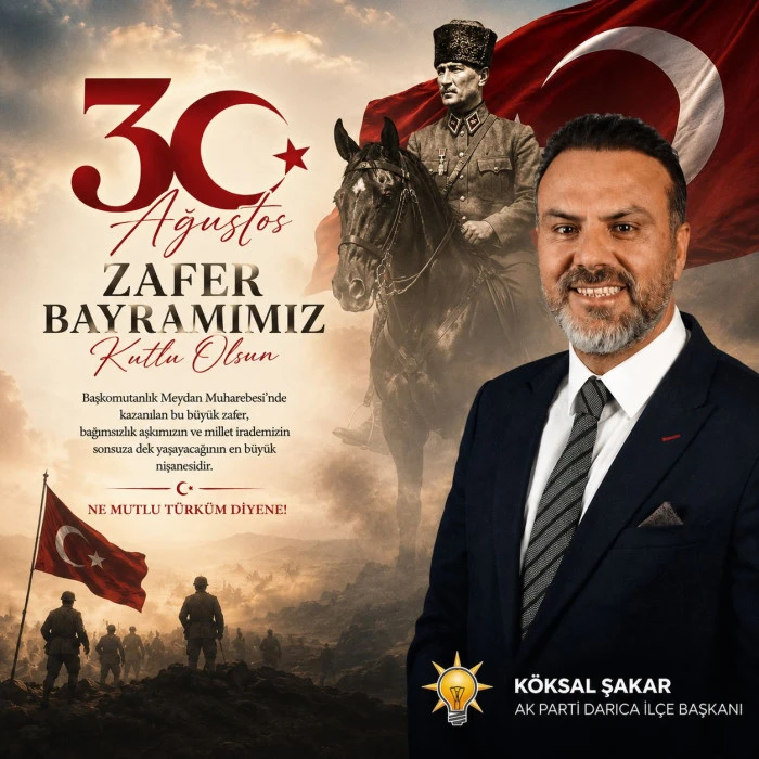 AK DARICA 30 AĞUSTOS İLANI